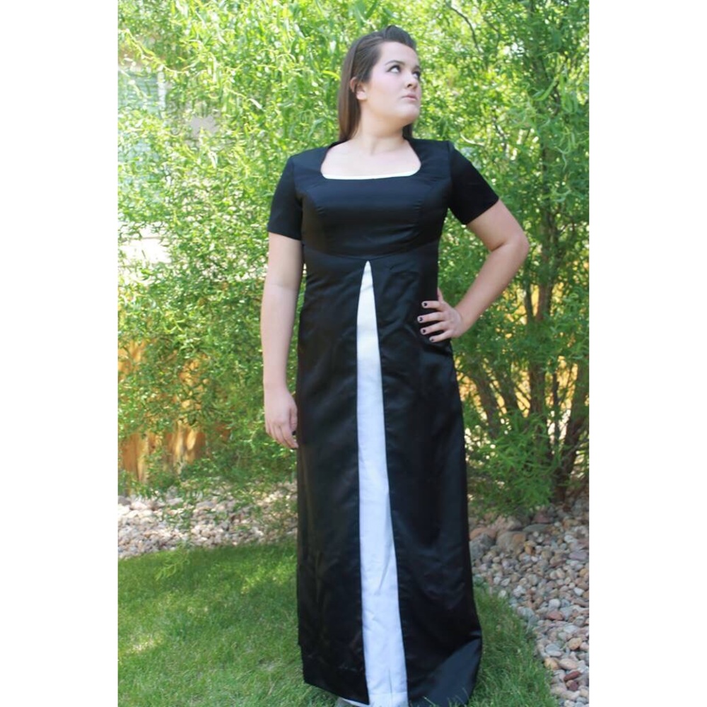 Black and White Dress Formal Dress